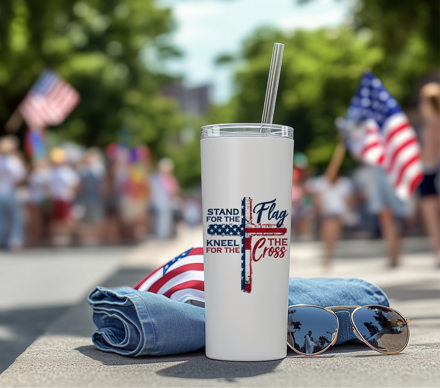 STAND FOR THE FLAG, KNEEL FOR THE CROSS ~ BUNDLE